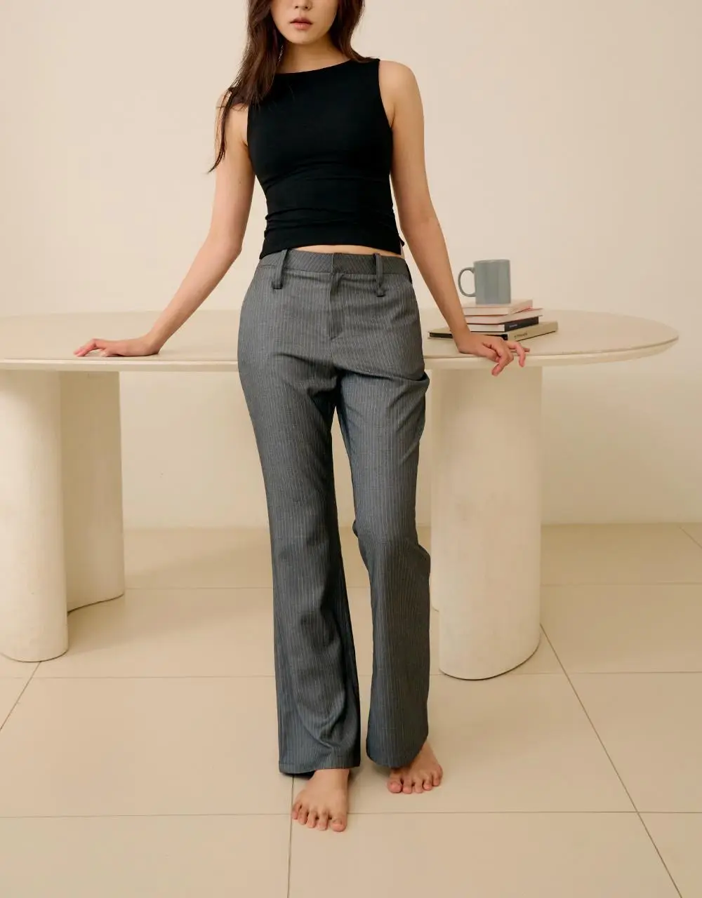 [류혜영 PICK] 마른파이브 날마다 브라탑 보트넥 슬릿 5colors (M~XL) 상세페이지 35